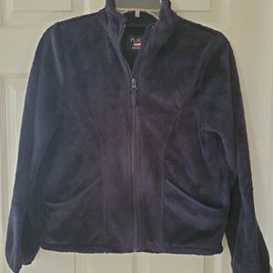 *BOGO* Girls Navy Fleece Full Zip Jacket
